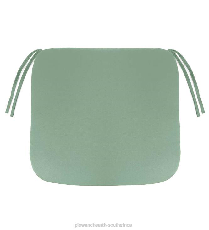 Houseware Plow & Hearth Polyester Classic Chair Cushion With Ties, 19 1/2x 19x 3- Floral Sketch Blush NFLB1194
