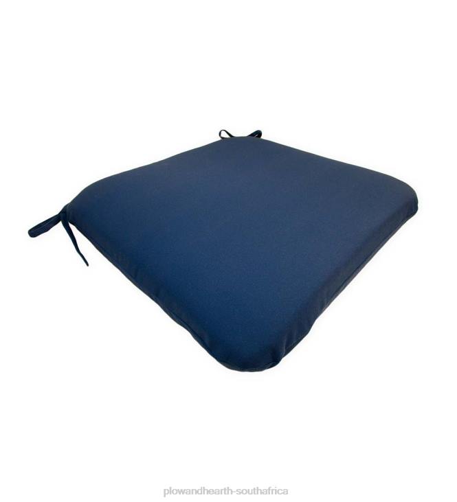 Houseware Plow & Hearth Polyester Classic Chair Cushion With Ties, 19 1/2x 19x 3- Floral Sketch Blush NFLB1194