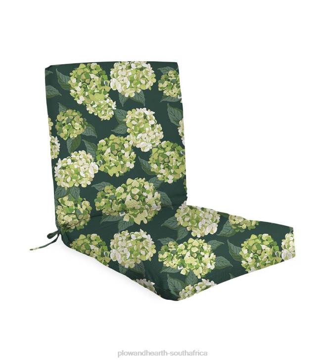 Houseware Plow & Hearth Polyester Classic Chair Cushions, Hinged Design With Ties NFLB3210