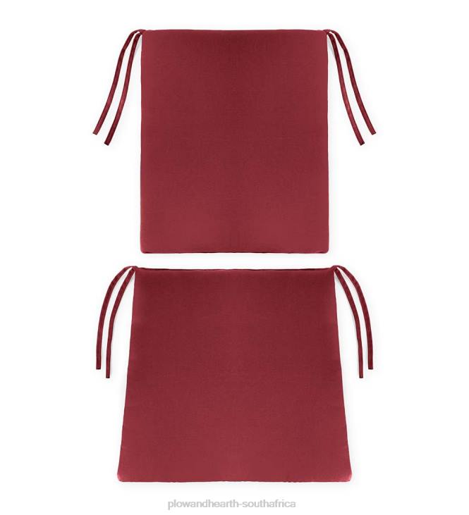 Houseware Plow & Hearth Polyester Classic Rocking Chair Cushions with Ties - Country Geranium NFLB3161