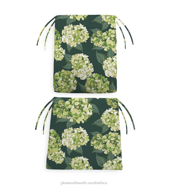 Houseware Plow & Hearth Polyester Classic Rocking Chair Cushions with Ties - Country Geranium NFLB3161