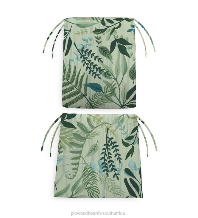 Houseware Plow & Hearth Polyester Classic Rocking Chair Cushions with Ties - Floral Sketch Blush NFLB1193