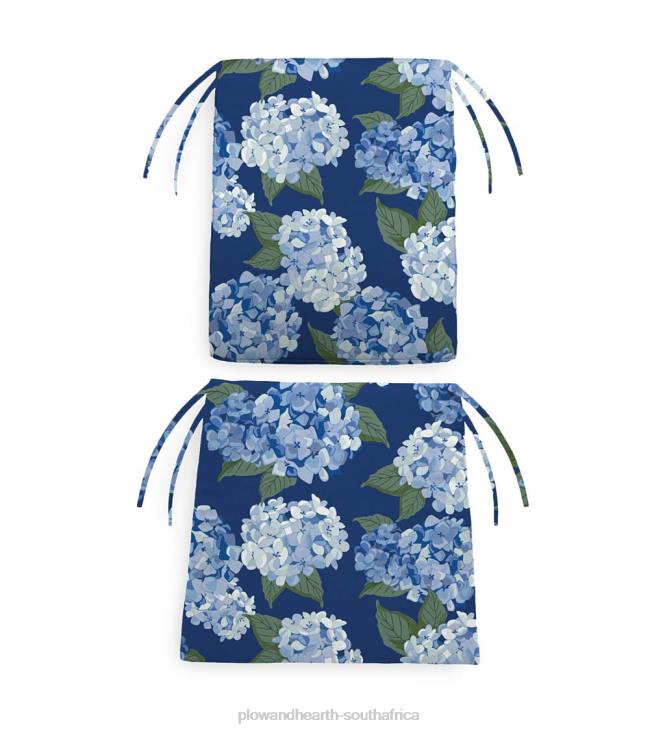 Houseware Plow & Hearth Polyester Classic Rocking Chair Cushions with Ties - Floral Sketch Blush NFLB1193