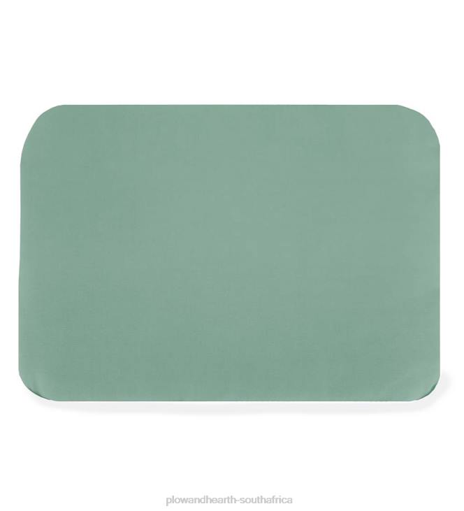 Houseware Plow & Hearth Replacement Cushion for Claremont Furniture Ottoman - Forest Green NFLB1208