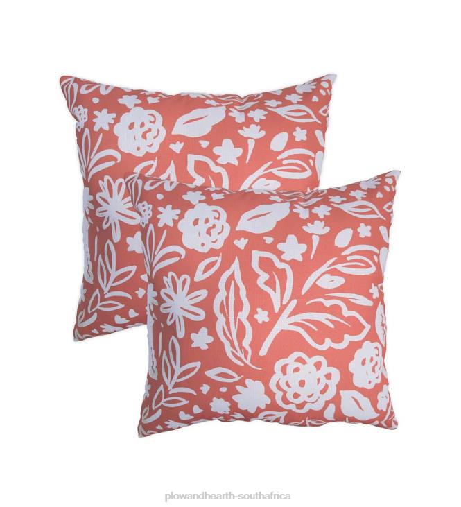Houseware Plow & Hearth Replacement Pillows for Rope Hammock Swing, Set of 2 - Leaves NFLB1198