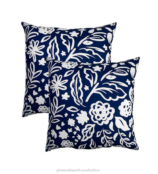 Houseware Plow & Hearth Replacement Pillows for Rope Hammock Swing, Set of 2 - Leaves NFLB1198