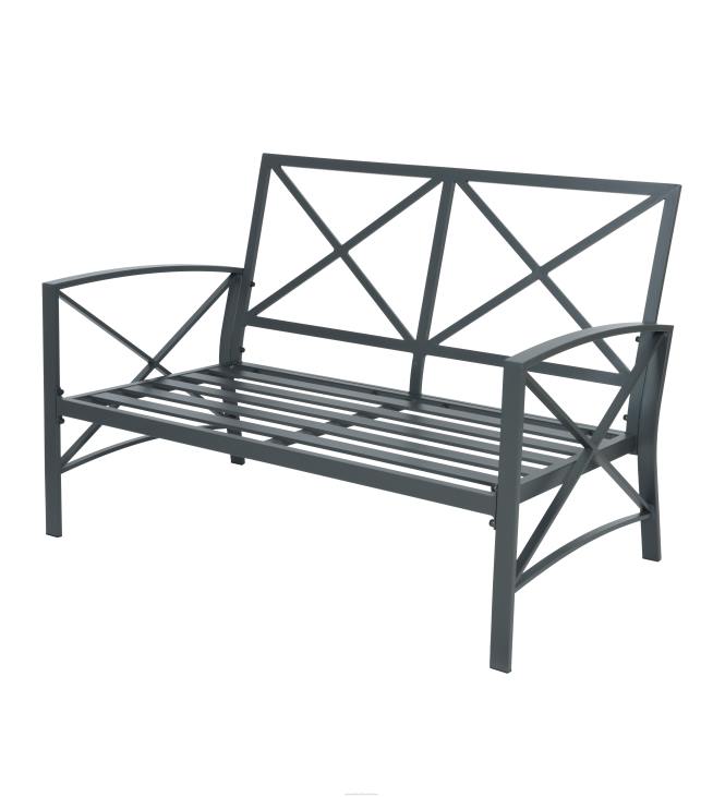 Houseware Plow & Hearth Arlington Cast Aluminum Outdoor Patio Seating with Cushions, 4-Piece Set NFLB1140