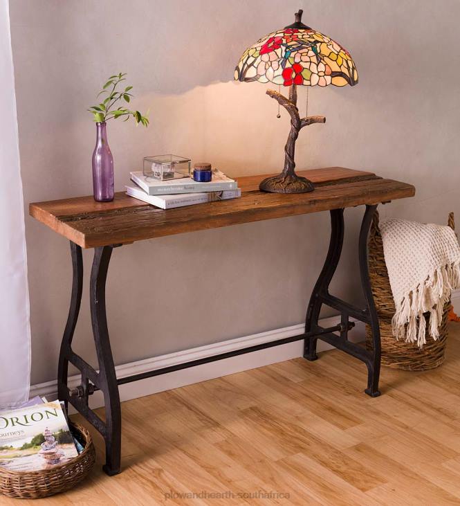 Houseware Plow & Hearth Birmingham Console Table in Reclaimed Wood and Metal NFLB1109