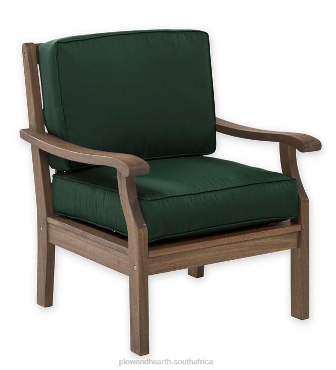 Houseware Plow & Hearth Claremont Seating Collection, Eucalyptus Wood Outdoor Furniture NFLB1090
