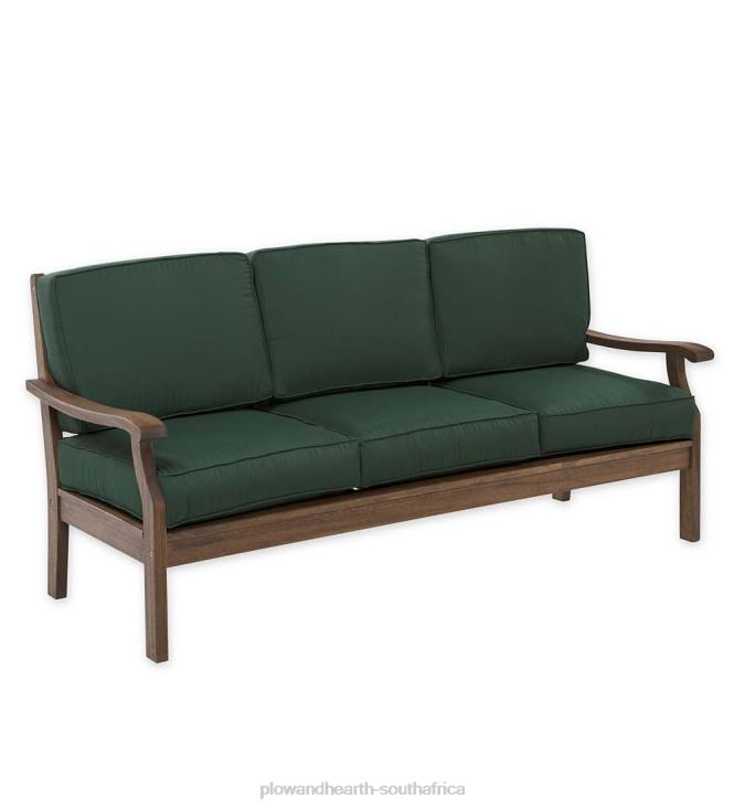 Houseware Plow & Hearth Claremont Seating Collection, Eucalyptus Wood Outdoor Furniture NFLB1090