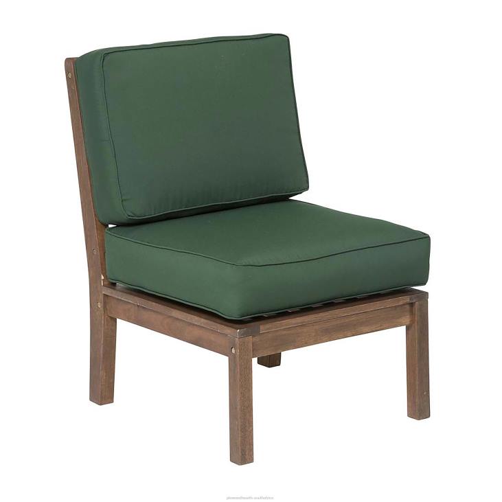 Houseware Plow & Hearth Claremont Sectional Armless Chair with Cushions - Midnight Navy NFLB3222