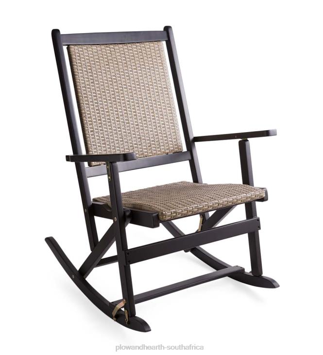 Houseware Plow & Hearth Claytor Folding Eucalyptus Outdoor Furniture NFLB1081