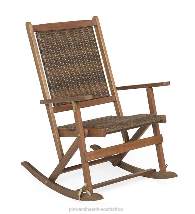 Houseware Plow & Hearth Claytor Folding Eucalyptus Outdoor Furniture NFLB1081
