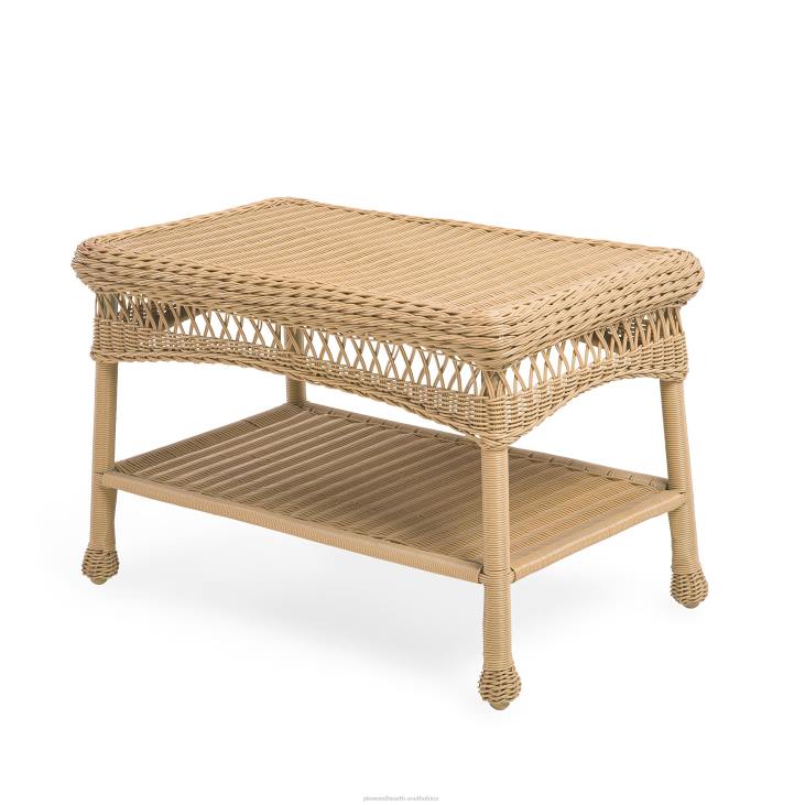 Houseware Plow & Hearth Easy Care Resin Wicker Love Seat, Chairs And Coffee Table Set NFLB1077