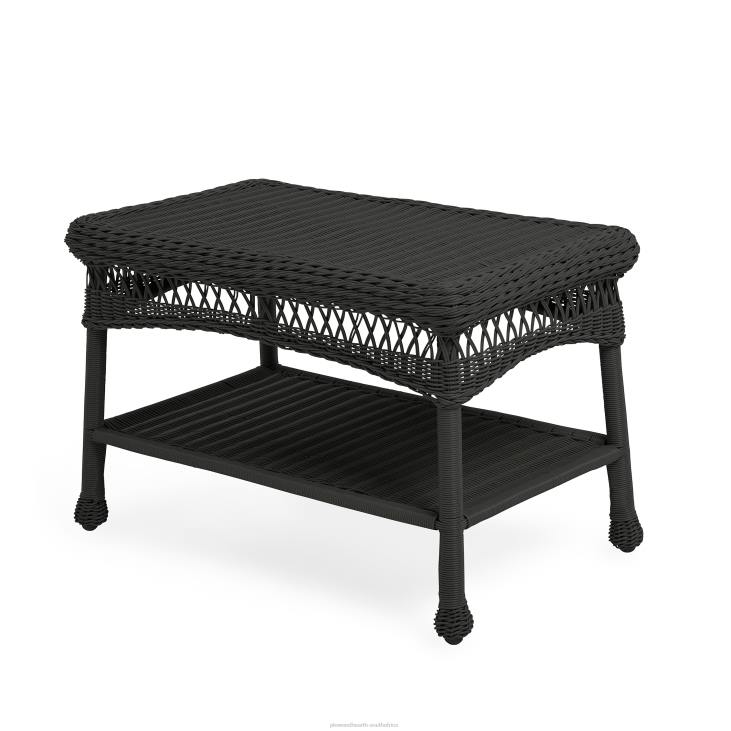 Houseware Plow & Hearth Easy Care Resin Wicker Love Seat, Chairs And Coffee Table Set NFLB1077