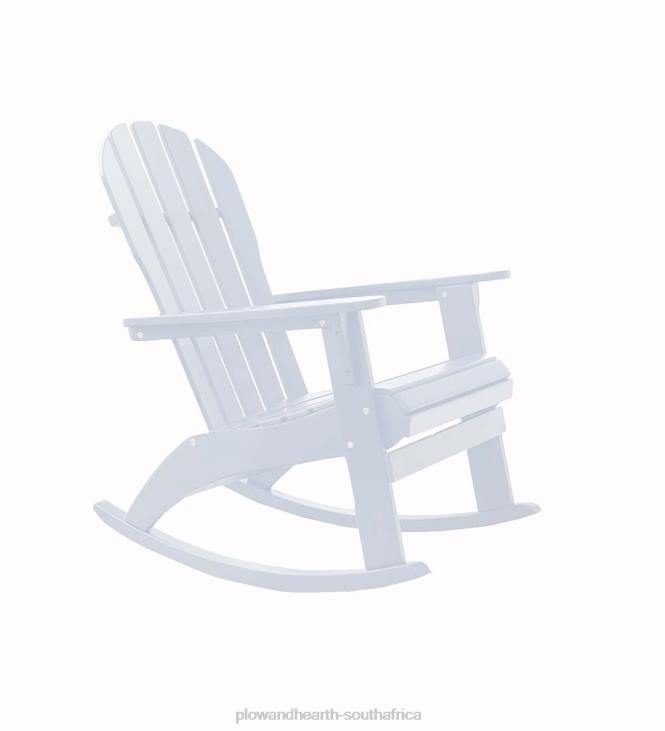 Houseware Plow & Hearth Eucalyptus Wood Adirondack Rocking Chair - White NFLB1128