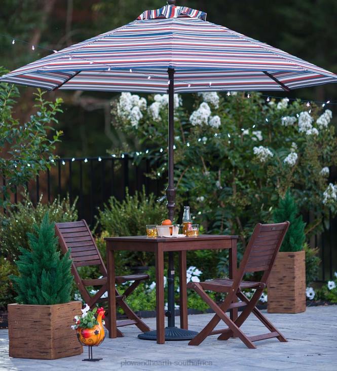 Houseware Plow & Hearth Eucalyptus Wood Outdoor Bistro Furniture NFLB1080