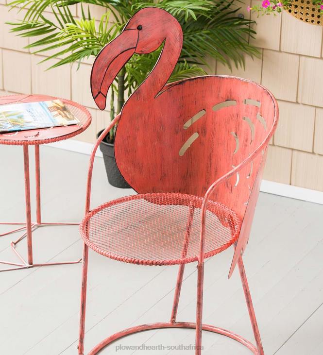 Houseware Plow & Hearth Flamingo Chair and Side Table Set NFLB1142