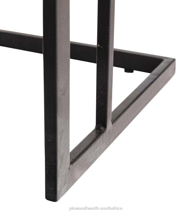 Houseware Plow & Hearth Handmade Ceramic Tile Nesting Tables, Set of 2 NFLB1108