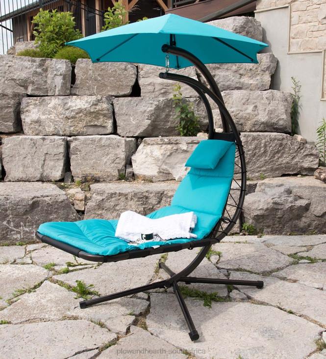 Houseware Plow & Hearth Hanging Dream Chair Lounger - Turquoise NFLB1148