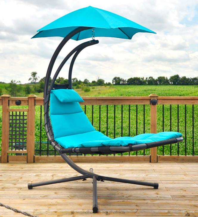 Houseware Plow & Hearth Hanging Dream Chair Lounger - Turquoise NFLB1148