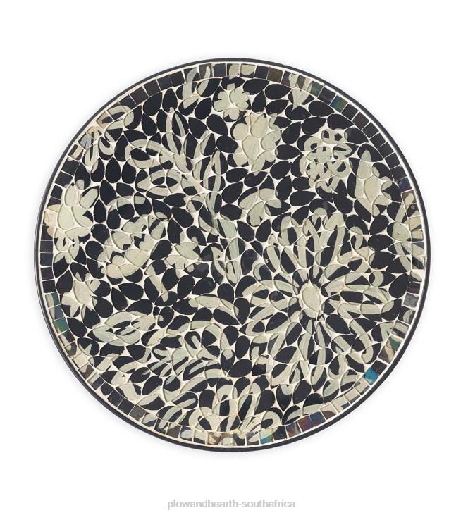 Houseware Plow & Hearth Indoor/Outdoor Floral Sketch Folding Side Table NFLB1184