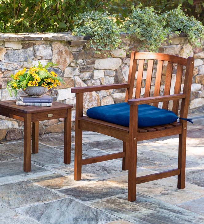 Houseware Plow & Hearth Lancaster Eucalyptus Outdoor Seating, 4-Piece Set - Natural NFLB1096