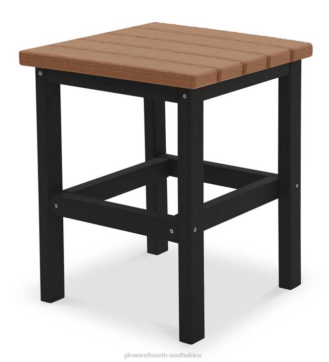 Houseware Plow & Hearth May River Outdoor Side Table - Coastal Gray/White NFLB1144
