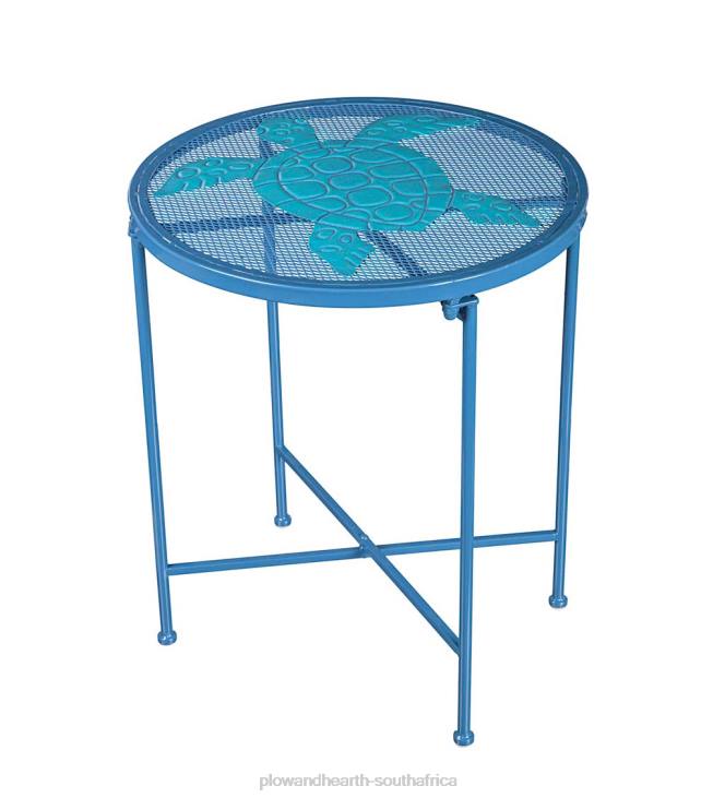 Houseware Plow & Hearth Metal Sea Turtle Outdoor Table and Chair Set NFLB1173