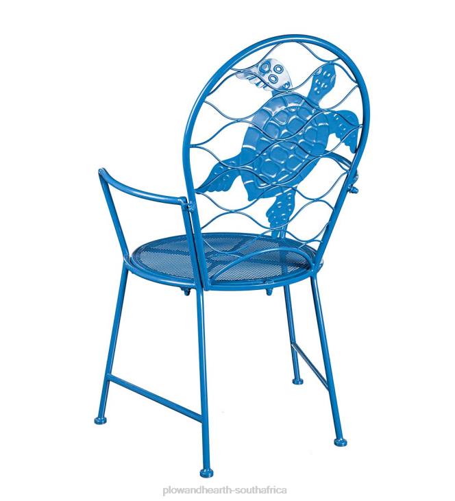 Houseware Plow & Hearth Metal Sea Turtle Outdoor Table and Chair Set NFLB1173