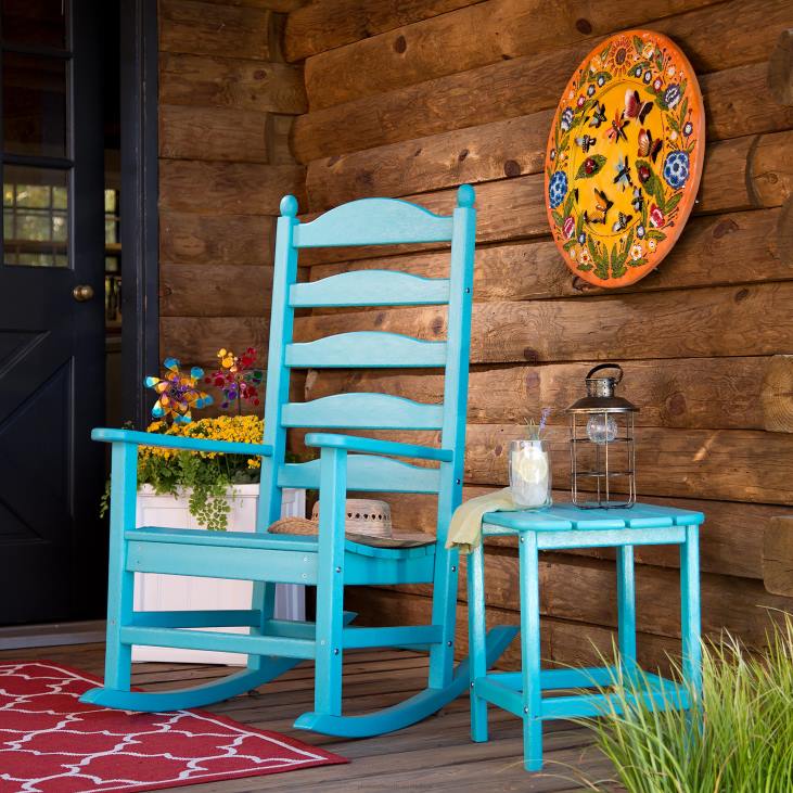 Houseware Plow & Hearth POLYWOOD Rocking Chair - Green NFLB1116