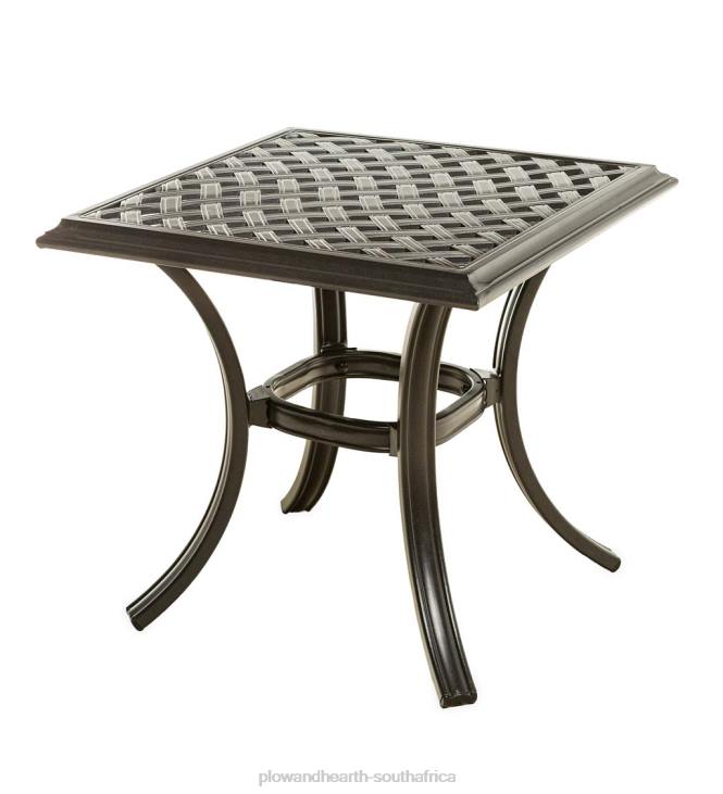 Houseware Plow & Hearth Park Grove Cast Aluminum Outdoor 3-Piece Seating Set with Cushions NFLB1139