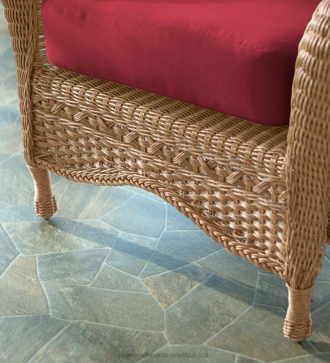 Houseware Plow & Hearth Prospect Hill Wicker Settee Set NFLB1091