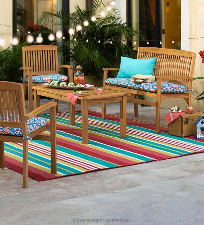 Houseware Plow & Hearth Rectangular Teak Coffee Table NFLB1145