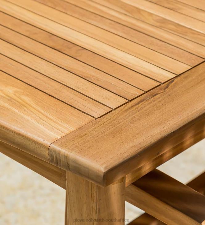 Houseware Plow & Hearth Rectangular Teak Dining Table NFLB1163