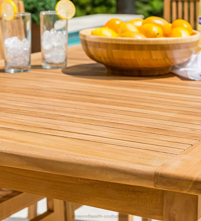 Houseware Plow & Hearth Rectangular Teak Dining Table NFLB1163