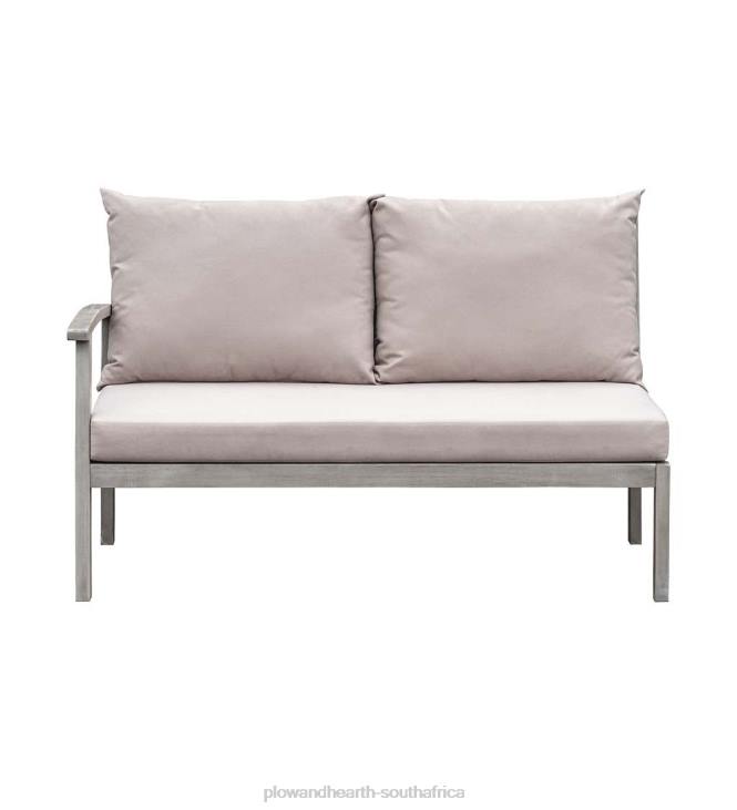 Houseware Plow & Hearth Ridgewind Outdoor Sectional Sofa Seating Set With Cocktail Table NFLB1133