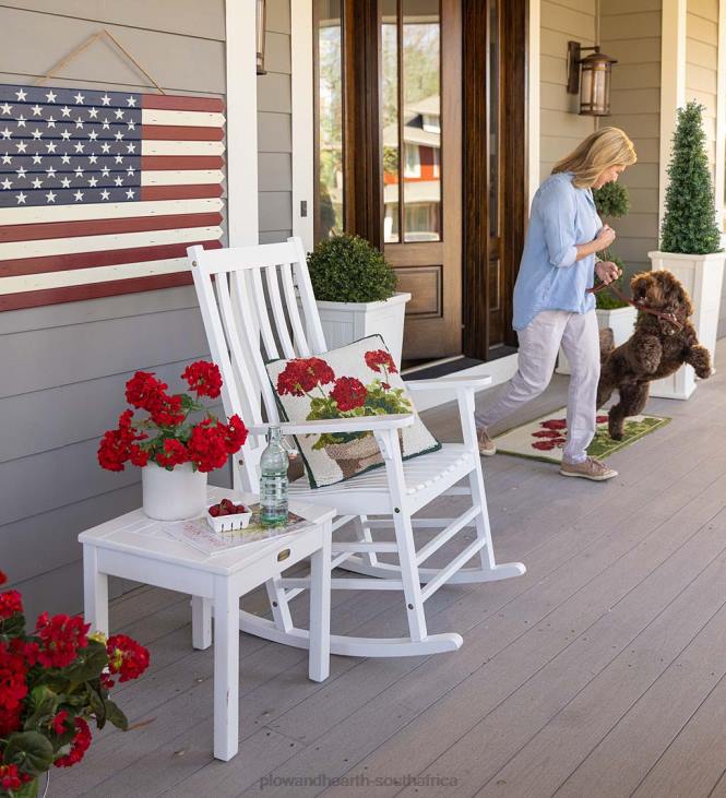 Houseware Plow & Hearth Slatted Wooden Porch Furniture NFLB1084