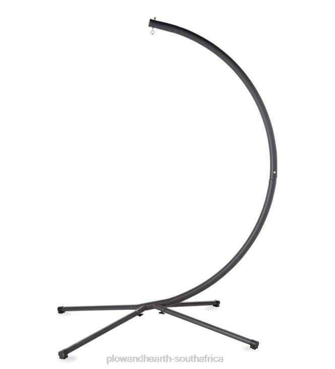 Houseware Plow & Hearth Steel C-Frame Stand for Hanging Rope Hammock Swing NFLB1152