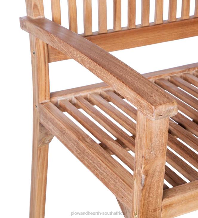 Houseware Plow & Hearth Teak Seating Set, 4-Piece NFLB1138