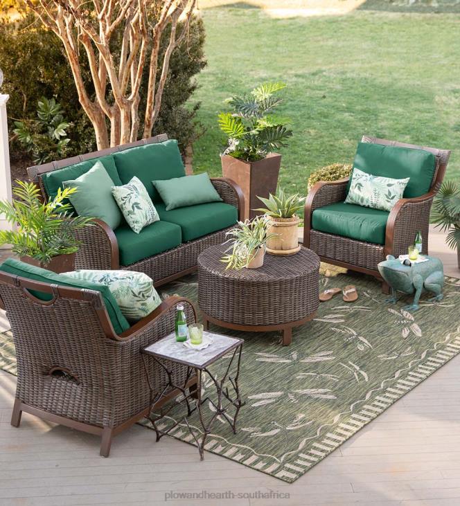 Houseware Plow & Hearth Urbanna Premium Wicker Collection with Luxury Cushions NFLB1089