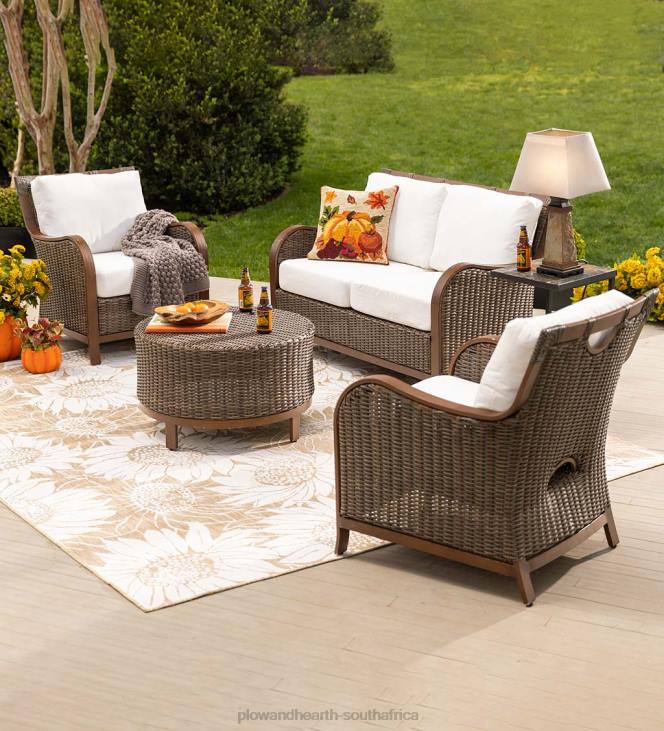 Houseware Plow & Hearth Urbanna Premium Wicker Collection with Luxury Cushions NFLB1089