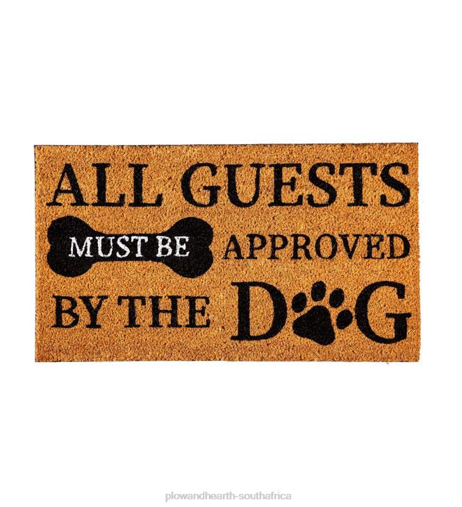 Houseware Plow & Hearth Approved by Dog Coir Mat NFLB1380