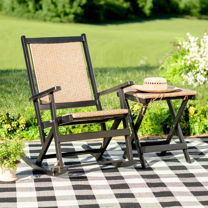 Houseware Plow & Hearth Buffalo Plaid Indoor and Outdoor Polypropylene Rug NFLB1427