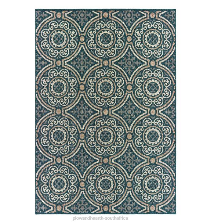 Houseware Plow & Hearth Cambridge Circles Indoor/Outdoor Rug NFLB1394