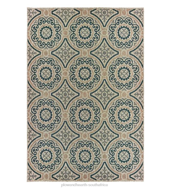 Houseware Plow & Hearth Cambridge Circles Indoor/Outdoor Rug NFLB1394