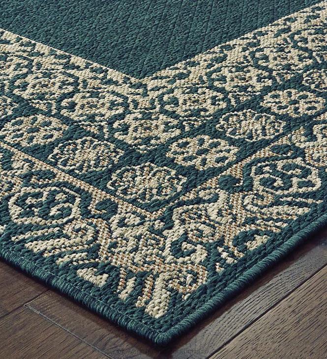 Houseware Plow & Hearth Cambridge Lace Indoor/Outdoor Border Rug NFLB1391