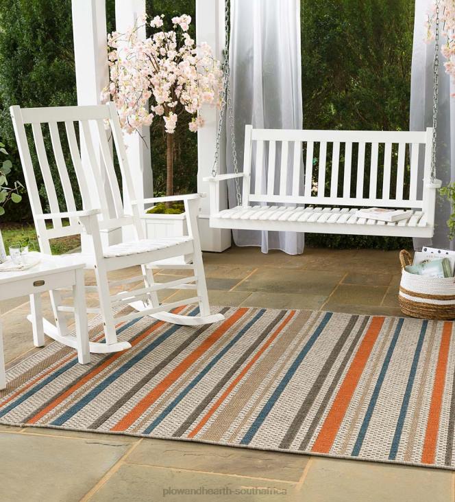 Houseware Plow & Hearth Cambridge Stripe Indoor/Outdoor Rug NFLB1417