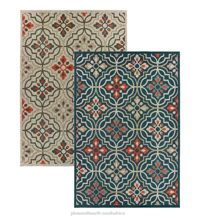 Houseware Plow & Hearth Cambridge Tilework Indoor/Outdoor Rug NFLB1358