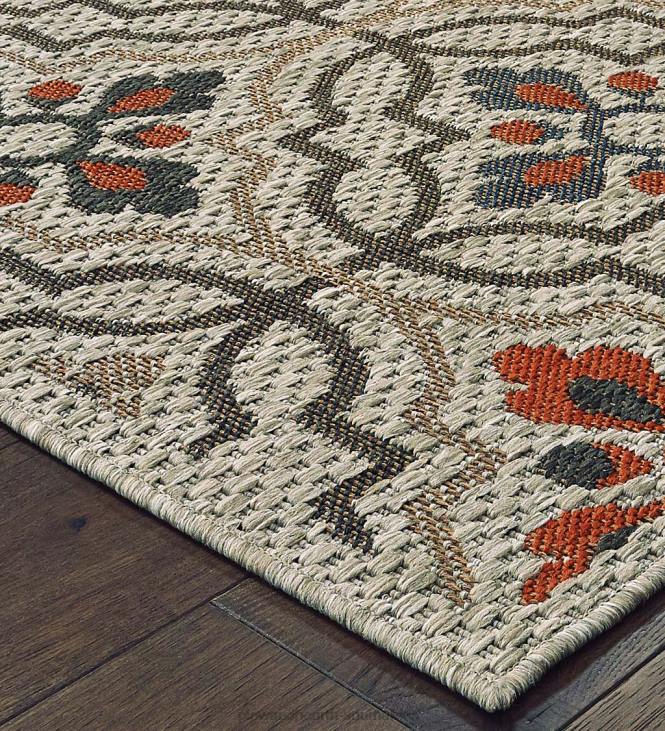 Houseware Plow & Hearth Cambridge Tilework Indoor/Outdoor Rug NFLB1358